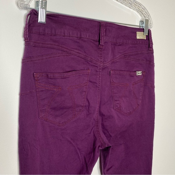 Seven7 Purple High Rise Skinny Jeans - Picture 5 of 9